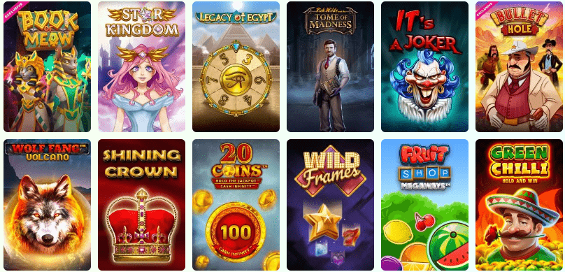 I giochi dei migliori casinò online 